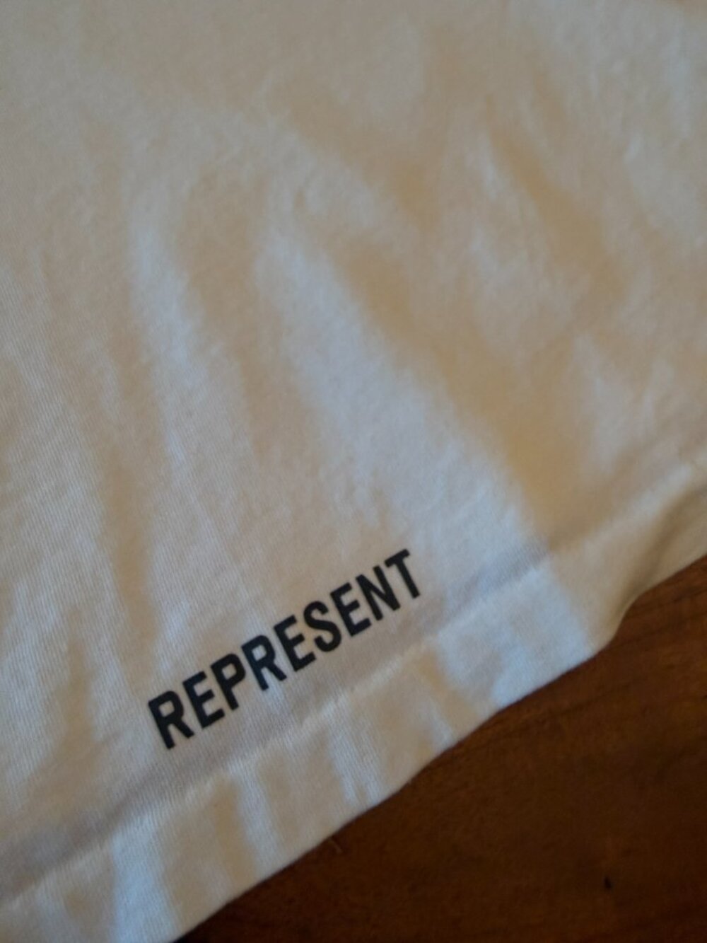 REPRESENT Ecru with Masking Tape Logo XXL - Picture 6 of 6
